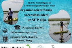 Orientēšanās Lubāna ezerā uz SUPa! Madonas TIC