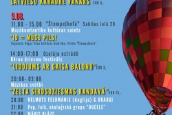 Gaisa balonu festivāls Kandavā