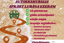 Autoekskursija apkārt Lubāna ezeram