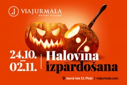 Halovīna izpārdošana outlet ciematā