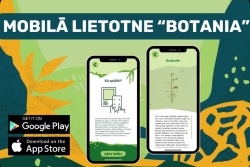 Mobilā lietotne “Botania” 