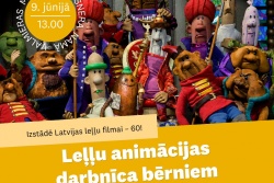 Leļļu animācijas darbnīca bērniem