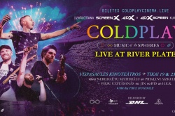 Kino “Gaisma” Coldplay koncerta izrādīšana