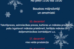 Ziemassvētku tirdziņš Bauskā Bauskas TIC