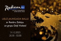 Jaunais gads ar R.Zeltiņu & Dziļi Violets! Radisson Blu Latvija Conference & Spa Hotel