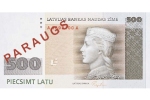 20. jūlijs vēsturē: Apgrozībā laiž 500 latu banknoti